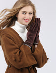 YISEVEN Women's Pleuche Velvet Ladies Winter Accessories Gloves YISEVEN